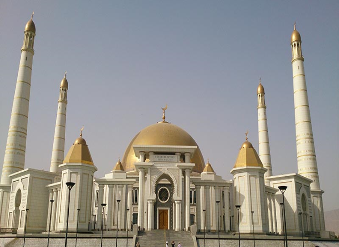 土庫曼前總統陵寢 Spiritual Mosque Gypjak Mosque