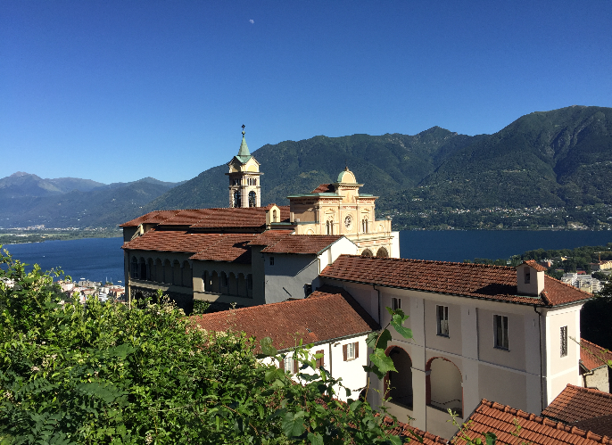 麥當娜薩索聖山教堂 Pilgrimage church of Madonna del Sasso